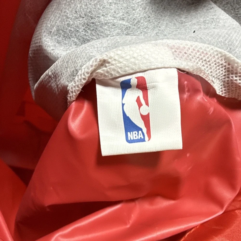 NBA Chicago Bulls Officially Licensed Basketball Drawstring Bag Red Black